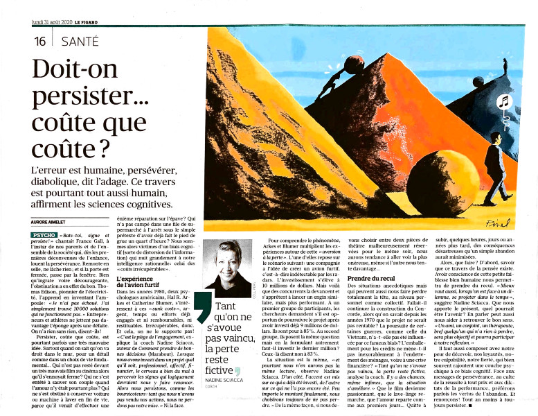 Article dans Le Figaro